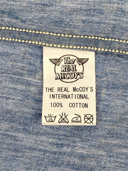 【中古品】【メンズ】 THE REAL MCCOY'S ザリアルマッコイズ USN シャンブレー シャツ 長袖 ロングスリーブ 145-260822-hu-45-min サイズ：不明 カラー：ブルー 万代Net店