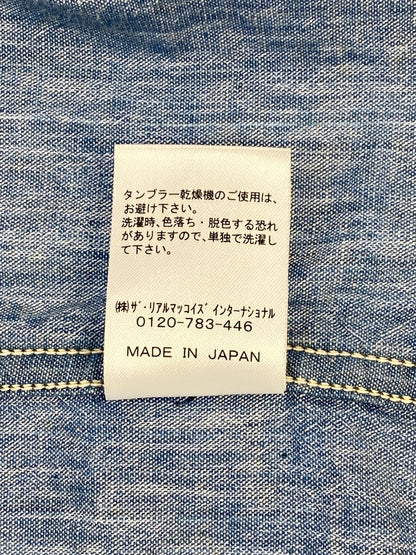 【中古品】【メンズ】 THE REAL MCCOY'S ザリアルマッコイズ USN シャンブレー シャツ 長袖 ロングスリーブ 145-260822-hu-45-min サイズ：不明 カラー：ブルー 万代Net店