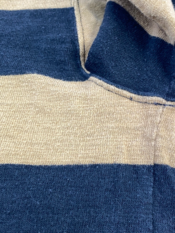 【中古品】【メンズ】 THE REAL MCCOY'S ザリアルマッコイズ BUCO BORDER TEE ブコ ボーダー ティー 長袖 ロングスリーブ T長袖シャツ 145-260822-hu-43-min サイズ：印字消えの為不明 カラー：ブラック/ブラウン 万代Net店