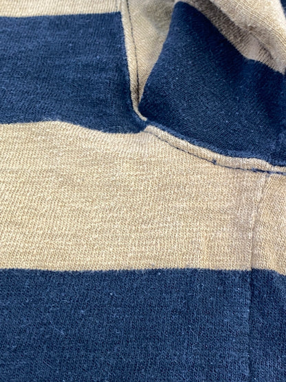 【中古品】【メンズ】 THE REAL MCCOY'S ザリアルマッコイズ BUCO BORDER TEE ブコ ボーダー ティー 長袖 ロングスリーブ T長袖シャツ 145-260822-hu-43-min サイズ：印字消えの為不明 カラー：ブラック/ブラウン 万代Net店