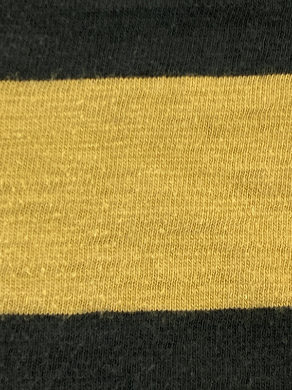 【中古品】【メンズ】 THE REAL MCCOY'S ザリアルマッコイズ BUCO BORDER TEE ブコ ボーダー ティー 長袖 ロングスリーブ T長袖シャツ 145-260822-hu-43-min サイズ：印字消えの為不明 カラー：ブラック/ブラウン 万代Net店