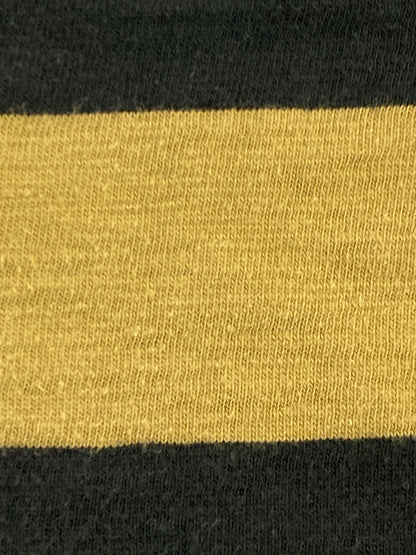 【中古品】【メンズ】 THE REAL MCCOY'S ザリアルマッコイズ BUCO BORDER TEE ブコ ボーダー ティー 長袖 ロングスリーブ T長袖シャツ 145-260822-hu-43-min サイズ：印字消えの為不明 カラー：ブラック/ブラウン 万代Net店