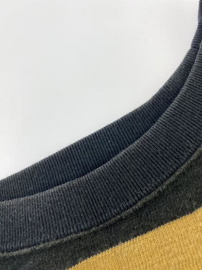 【中古品】【メンズ】 THE REAL MCCOY'S ザリアルマッコイズ BUCO BORDER TEE ブコ ボーダー ティー 長袖 ロングスリーブ T長袖シャツ 145-260822-hu-43-min サイズ：印字消えの為不明 カラー：ブラック/ブラウン 万代Net店