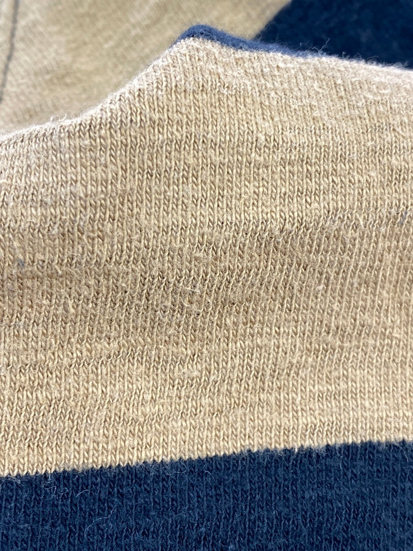 【中古品】【メンズ】 THE REAL MCCOY'S ザリアルマッコイズ BUCO BORDER TEE ブコ ボーダー ティー 長袖 ロングスリーブ T長袖シャツ 145-260822-hu-43-min サイズ：印字消えの為不明 カラー：ブラック/ブラウン 万代Net店