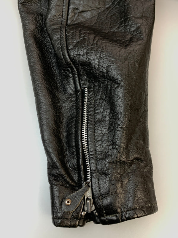 【現状渡し品】【メンズ】 HARLEY DAVIDSON ハーレーダビッドソン SINGLE RIDERS JACKET シングル ライダース レザー ジャケット メンズ アウター 革ジャン 146-261007-em-32-min サイズ：40 カラー：ブラック 万代Net店