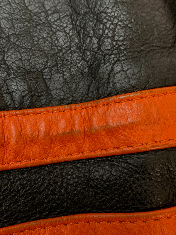 【現状渡し品】【メンズ】 HARLEY DAVIDSON ハーレーダビッドソン SINGLE RIDERS JACKET シングル ライダース レザー ジャケット メンズ アウター 革ジャン 146-261007-em-32-min サイズ：40 カラー：ブラック 万代Net店