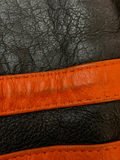 【現状渡し品】【メンズ】 HARLEY DAVIDSON ハーレーダビッドソン SINGLE RIDERS JACKET シングル ライダース レザー ジャケット メンズ アウター 革ジャン 146-261007-em-32-min サイズ：40 カラー：ブラック 万代Net店