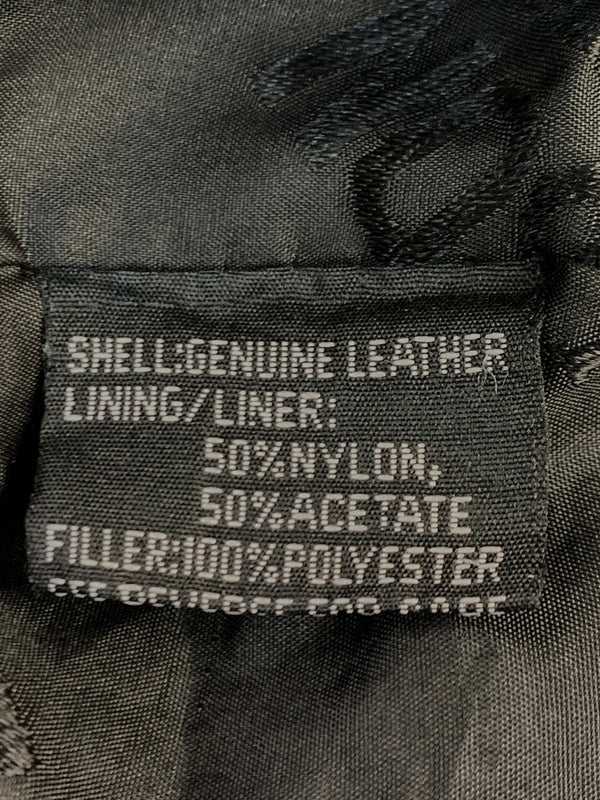 【現状渡し品】【メンズ】 HARLEY DAVIDSON ハーレーダビッドソン SINGLE RIDERS JACKET シングル ライダース レザー ジャケット メンズ アウター 革ジャン 146-261007-em-32-min サイズ：40 カラー：ブラック 万代Net店