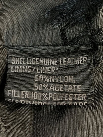 【現状渡し品】【メンズ】 HARLEY DAVIDSON ハーレーダビッドソン SINGLE RIDERS JACKET シングル ライダース レザー ジャケット メンズ アウター 革ジャン 146-261007-em-32-min サイズ：40 カラー：ブラック 万代Net店