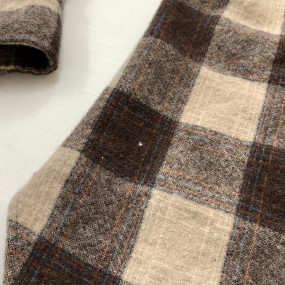 【中古品】【メンズ】 PENDLETON ペンドルトン 70’s VINTAGE WOOL SHIRT 70年代 ヴィンテージ ウール シャツ 長袖 トップス 144-260715-sa-09-tei サイズ：L カラー：ブラウン 万代Net店