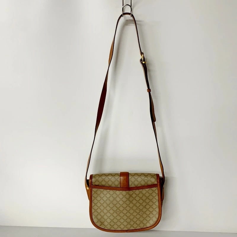 【中古品】【レディース】 CELINE セリーヌ DM93 マカダム柄 VINTAGE ショルダーバッグ カバン 180-230402-mk-52-izu カラー：茶系 万代Net店