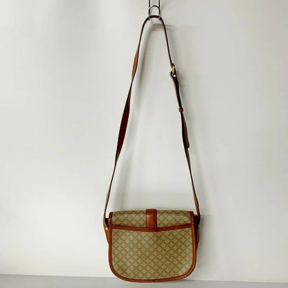 【中古品】【レディース】 CELINE セリーヌ DM93 マカダム柄 VINTAGE ショルダーバッグ カバン 180-230402-mk-52-izu カラー：茶系 万代Net店