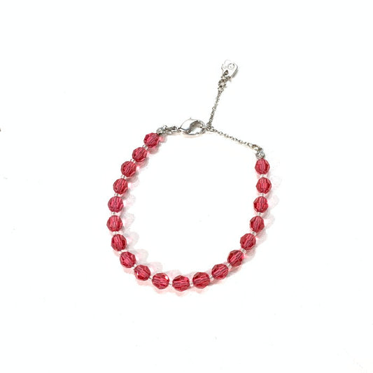 【中古品】【レディース】 SWAROVSKI スワロフスキー ブレスレット ブランド アクセサリー 182-260215-gm-34-fuz カラー：ピンク 万代Net店
