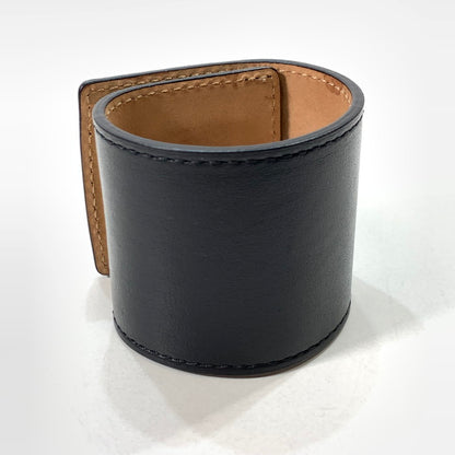 【中古品】【レディース】 MAX MARA マックスマーラ バングル レザー ブランド アクセサリー 182-260329-gm-30-fuz サイズ：M カラー：ブラック 万代Net店