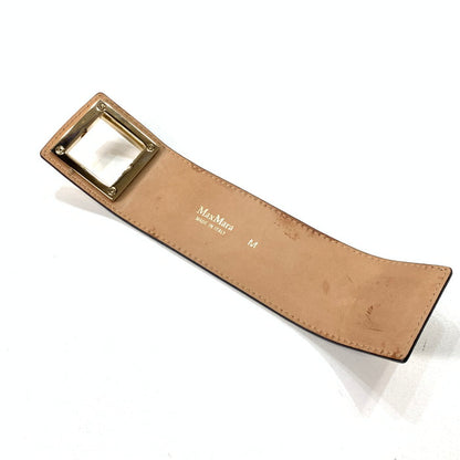 【中古品】【レディース】 MAX MARA マックスマーラ バングル レザー ブランド アクセサリー 182-260329-gm-30-fuz サイズ：M カラー：ブラック 万代Net店