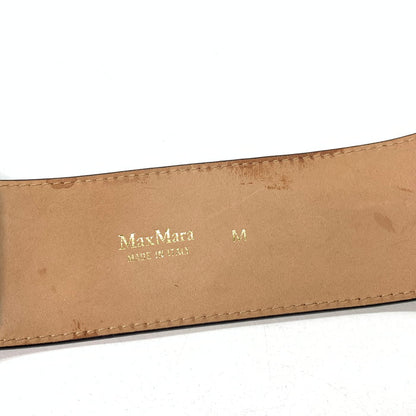 【中古品】【レディース】 MAX MARA マックスマーラ バングル レザー ブランド アクセサリー 182-260329-gm-30-fuz サイズ：M カラー：ブラック 万代Net店