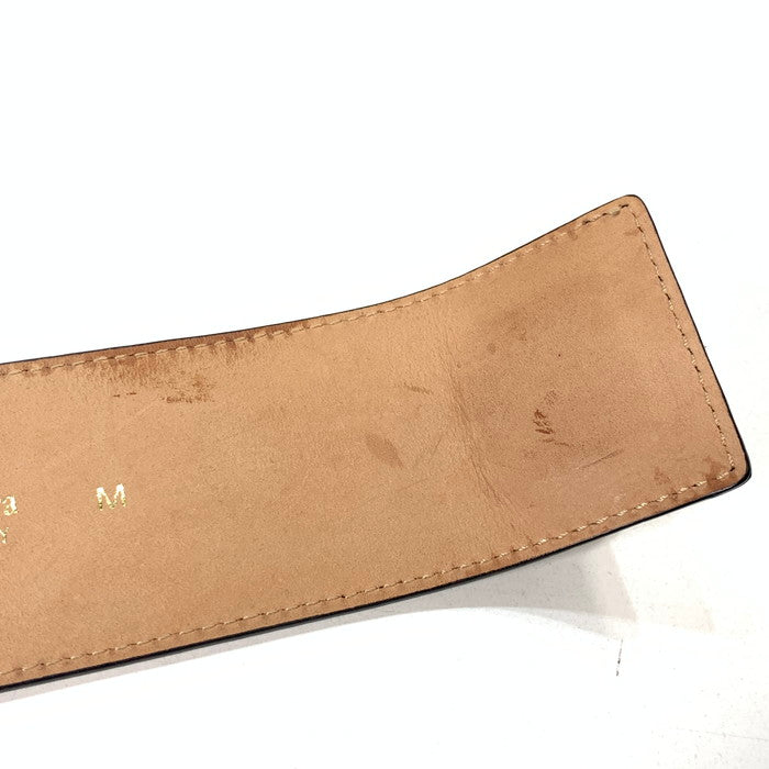 【中古品】【レディース】 MAX MARA マックスマーラ バングル レザー ブランド アクセサリー 182-260329-gm-30-fuz サイズ：M カラー：ブラック 万代Net店