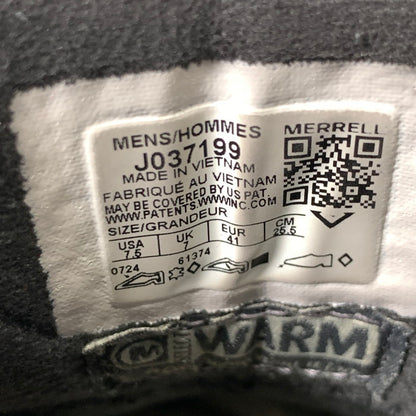 【中古品】【メンズ】 MERRELL メレル COLDPACK 3 THERMO TALL ZIP WATERPROOF ブーツ シューズ 靴 164-260329-gm-32-fuz サイズ：25.5cm カラー：ブラック 万代Net店