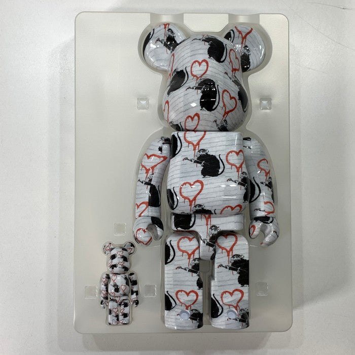 【中古品】 BE@RBRICK LOVE RAT 100％ ＆ 400％ フィギュア 208-260329-gm-38-fuz 万代Net店