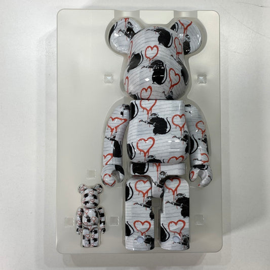 【中古品】 BE@RBRICK LOVE RAT 100％ ＆ 400％ フィギュア 208-260329-gm-38-fuz 万代Net店