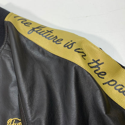 【中古品】【メンズ】 HUMAN MADE ヒューマンメード LEATHER TRACK JACKET レザートラックジャケット ブランド 古着 142-251206-gm-30-fuz サイズ：XL カラー：ブラック 万代Net店