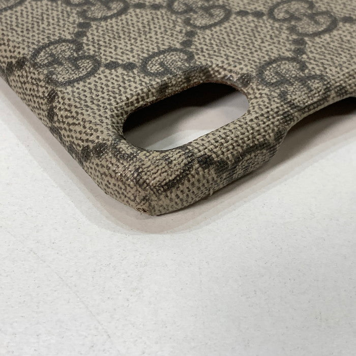 【中古品】【メンズ/レディース】 GUCCI グッチ iPhone X XS ケース 10 10S ブランド スマホアクセサリー 183-260215-gm-39-fuz カラー：ブラウン 万代Net店
