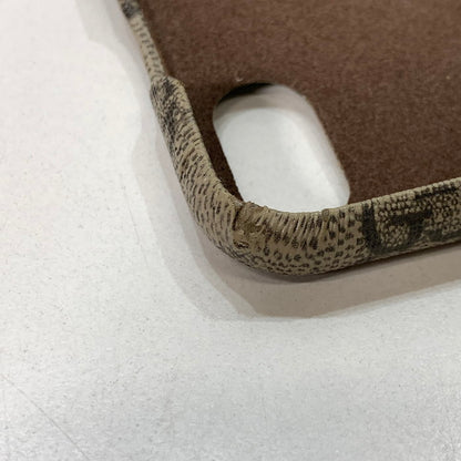 【中古品】【メンズ/レディース】 GUCCI グッチ iPhone X XS ケース 10 10S ブランド スマホアクセサリー 183-260215-gm-39-fuz カラー：ブラウン 万代Net店