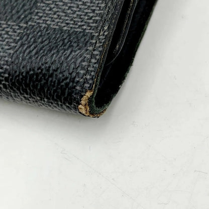 【現状渡し品】【メンズ】 LOUIS VUITTON ルイ・ヴィトン N63096 ダミエグラフィット トリフォルド 三つ折り財布 コンパクト財布 179-231030-mk-12-izu カラー：ブラック 万代Net店