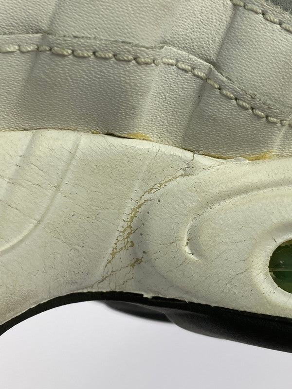 【中古品】【メンズ】 NIKE ナイキ AIR MAX 95 OG 554970-151 エアマックス95 オリジナル スニーカー 靴 160-250828-yn-35-min サイズ：27.0cm US9 カラー：WHITE/CRT PRPL-EMRLD GRN-WLF G 万代Net店