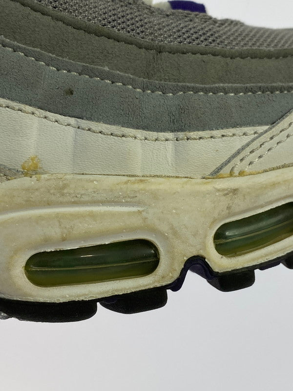 【中古品】【メンズ】 NIKE ナイキ AIR MAX 95 OG 554970-151 エアマックス95 オリジナル スニーカー 靴 160-250828-yn-35-min サイズ：27.0cm US9 カラー：WHITE/CRT PRPL-EMRLD GRN-WLF G 万代Net店