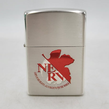 【中古品】【メンズ/レディース】 ZIPPO ジッポ EVASTORE ORIGINAL NERV OIL LIGHTER エヴァストア オリジナル オイルライター リバイバル版 喫煙具 206-250921-as-02-izu カラー：シルバー 万代Net店