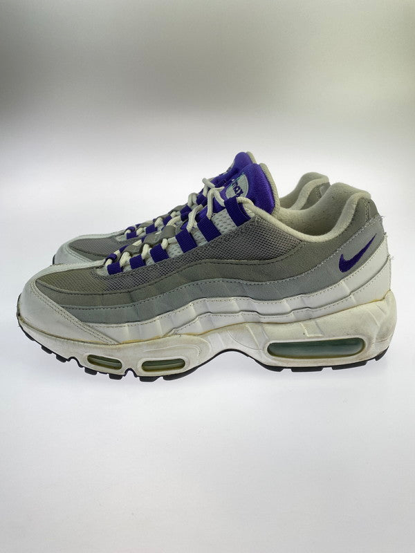 【中古品】【メンズ】 NIKE ナイキ AIR MAX 95 OG 554970-151 エアマックス95 オリジナル スニーカー 靴 160-250828-yn-35-min サイズ：27.0cm US9 カラー：WHITE/CRT PRPL-EMRLD GRN-WLF G 万代Net店