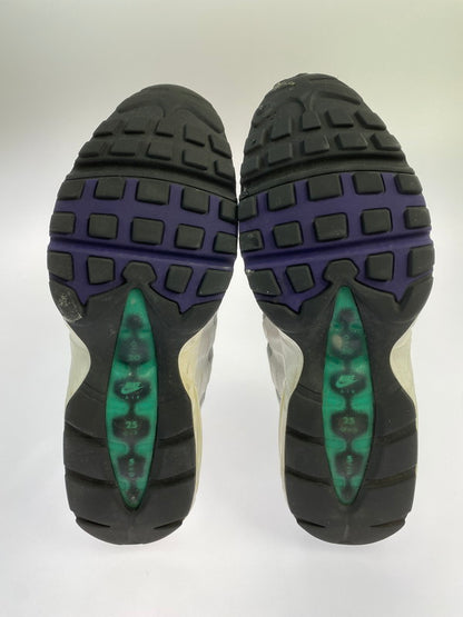 【中古品】【メンズ】 NIKE ナイキ AIR MAX 95 OG 554970-151 エアマックス95 オリジナル スニーカー 靴 160-250828-yn-35-min サイズ：27.0cm US9 カラー：WHITE/CRT PRPL-EMRLD GRN-WLF G 万代Net店