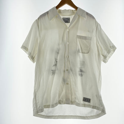 【中古品】【メンズ】 NECK FACE ネックフェイス × WACKO MARIA ワコ マリア 別注コラボ S/S SHIRT ショートスリーブ Ｔシャツ 半袖 トップス 140-260630-sa-05-tei サイズ：L カラー：ホワイト 万代Net店