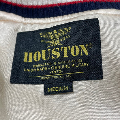 【中古品】【メンズ】 HOUSTON ヒューストン VELVETTEN SOUVENIR JACKET 51286 ベルベット スーベニア ジャケット アウター 145-260708-sa-04-tei サイズ：M カラー：ブラック 万代Net店