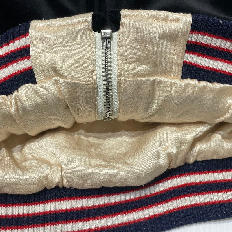 【中古品】【メンズ】 HOUSTON ヒューストン VELVETTEN SOUVENIR JACKET 51286 ベルベット スーベニア ジャケット アウター 145-260708-sa-04-tei サイズ：M カラー：ブラック 万代Net店