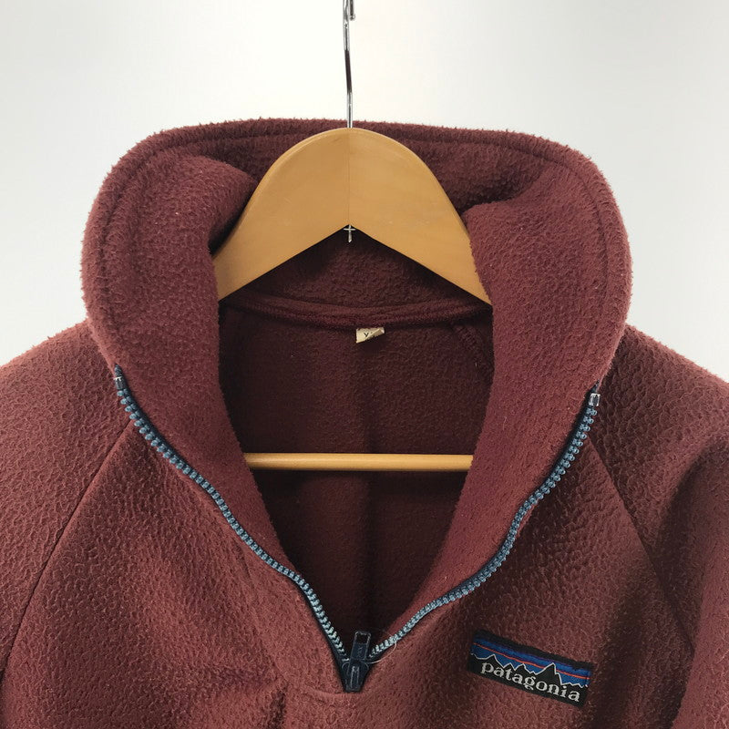 【中古品】【メンズ】 patagonia パタゴニア ハーフジップスウェット フリース ジャケット 長袖 80s前期 144-241004-nm-4-fuz サイズ：XL カラー：ワイン 万代Net店