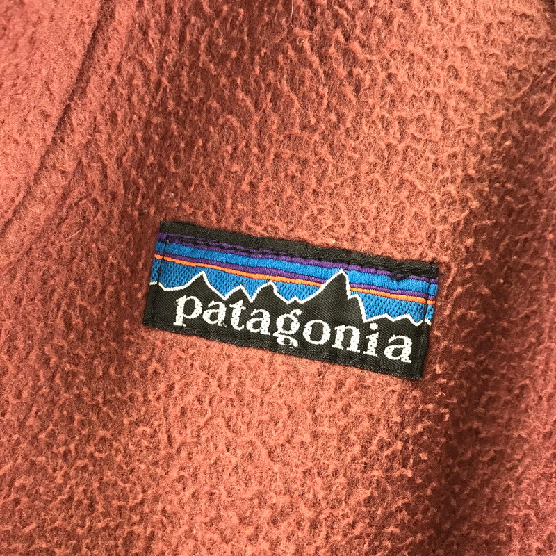 【中古品】【メンズ】 patagonia パタゴニア ハーフジップスウェット フリース ジャケット 長袖 80s前期 144-241004-nm-4-fuz サイズ：XL カラー：ワイン 万代Net店