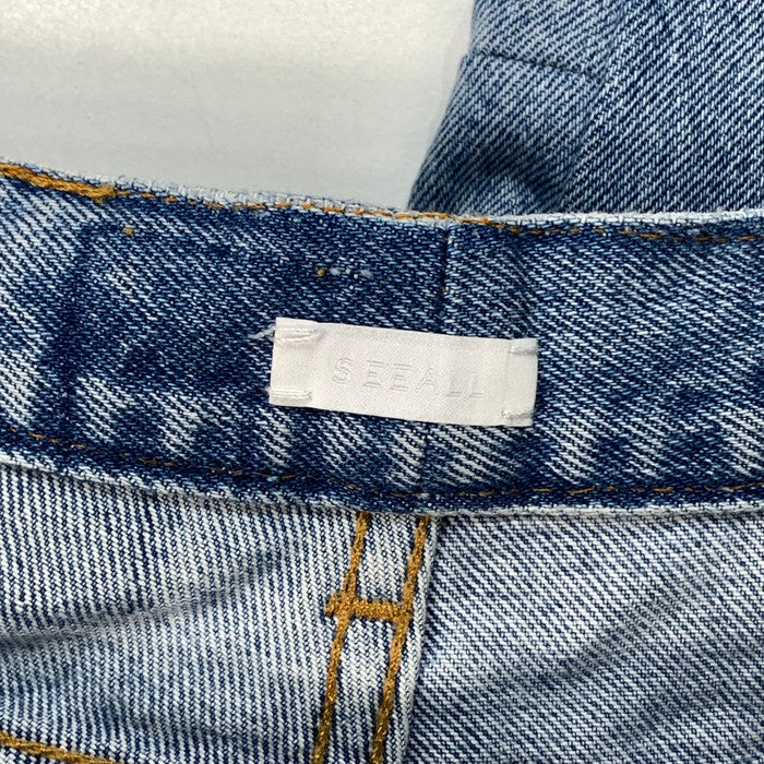 【中古品】【メンズ】 SEEALL DENIM PANTS デニムパンツ ブランド 古着 151-251228-gm-19-fuz サイズ：2 カラー：インディゴ 万代Net店