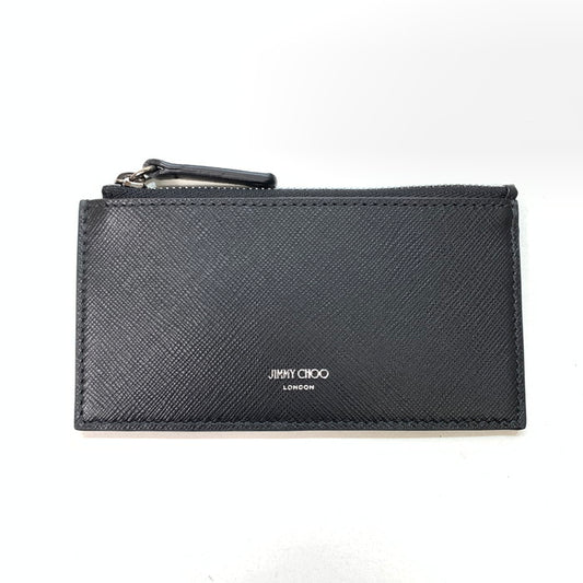 【中古品】【レディース】 JIMMY CHOO ジミーチュウ ERIS TDB フラグメントケース 財布 ウォレット ブランド 181-251227-gm-42-fuz カラー：ブラック 万代Net店