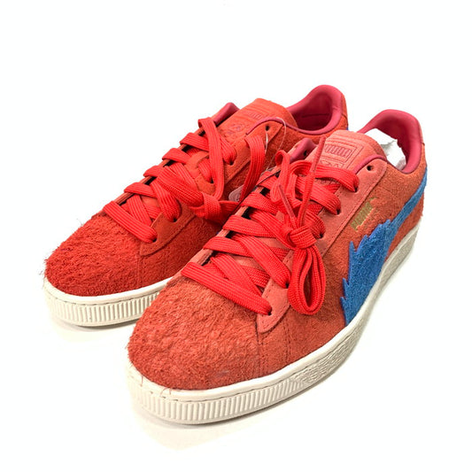 【中古美品】【メンズ】 PUMAｘONE PIECE 千両道化のバギー ”FOR ALL TIME RED-ULTRA BLUE ” スニーカー 162-250511-gm-37-fuz サイズ：27cm カラー：レッド 万代Net店