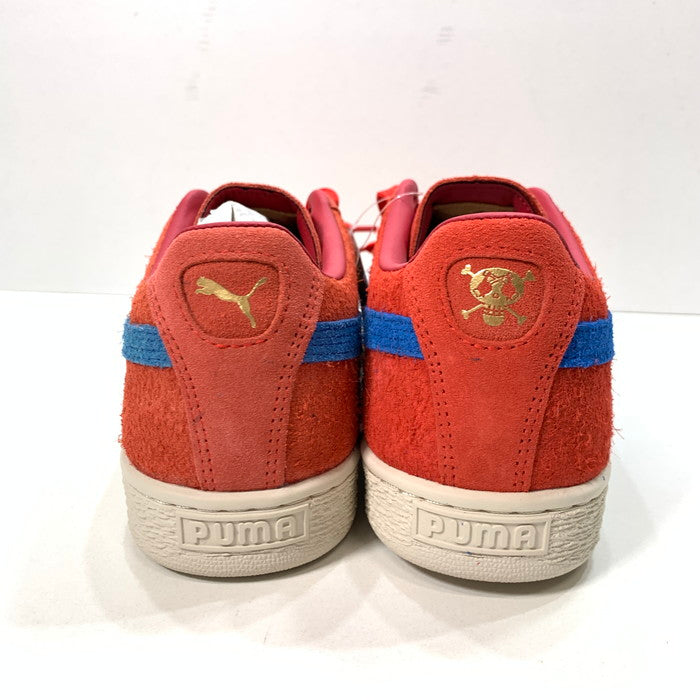 【中古美品】【メンズ】 PUMAｘONE PIECE 千両道化のバギー ”FOR ALL TIME RED-ULTRA BLUE ” スニーカー 162-250511-gm-37-fuz サイズ：27cm カラー：レッド 万代Net店