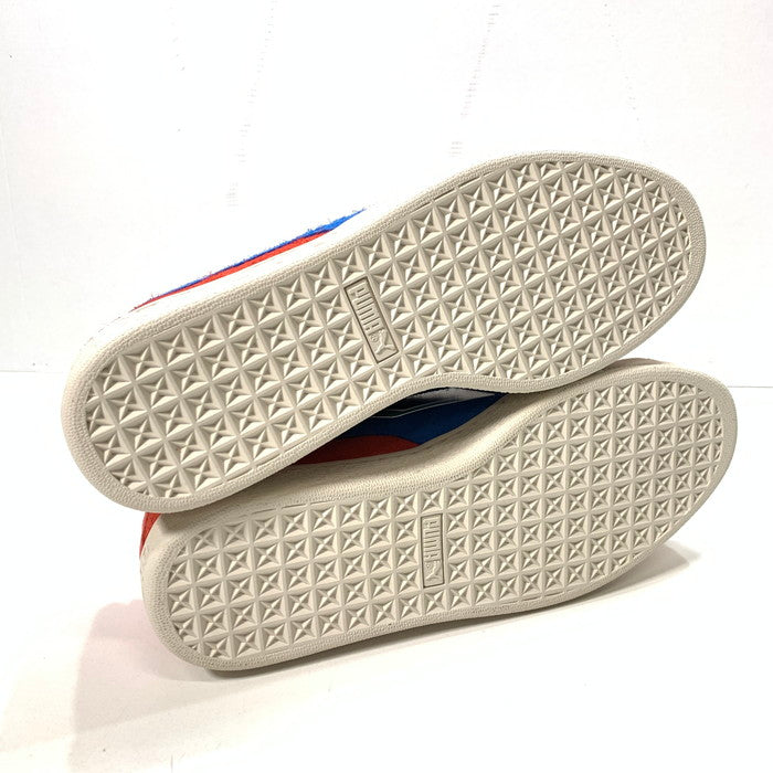 【中古美品】【メンズ】 PUMAｘONE PIECE 千両道化のバギー ”FOR ALL TIME RED-ULTRA BLUE ” スニーカー 162-250511-gm-37-fuz サイズ：27cm カラー：レッド 万代Net店