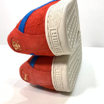 【中古美品】【メンズ】 PUMAｘONE PIECE 千両道化のバギー ”FOR ALL TIME RED-ULTRA BLUE ” スニーカー 162-250511-gm-37-fuz サイズ：27cm カラー：レッド 万代Net店