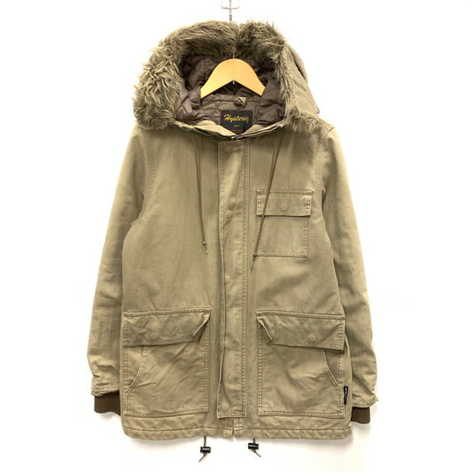 【中古品】【メンズ】 HYSTERIC HEAVY モッズコート アウター ブランド 古着 140-250511-gm-25-fuz サイズ：不明 カラー：カーキ 万代Net店