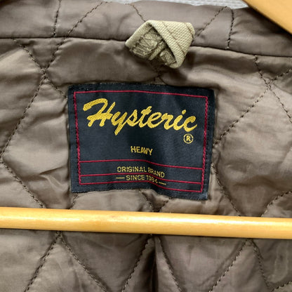 【中古品】【メンズ】 HYSTERIC HEAVY モッズコート アウター ブランド 古着 140-250511-gm-25-fuz サイズ：不明 カラー：カーキ 万代Net店
