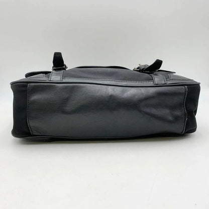 【中古品】【メンズ】 BURBERRY バーバリー 3827140 レザー ナイロンキャンバス ショルダーバッグ カバン 鞄 180-250515-as-07-izu カラー：ブラック 万代Net店