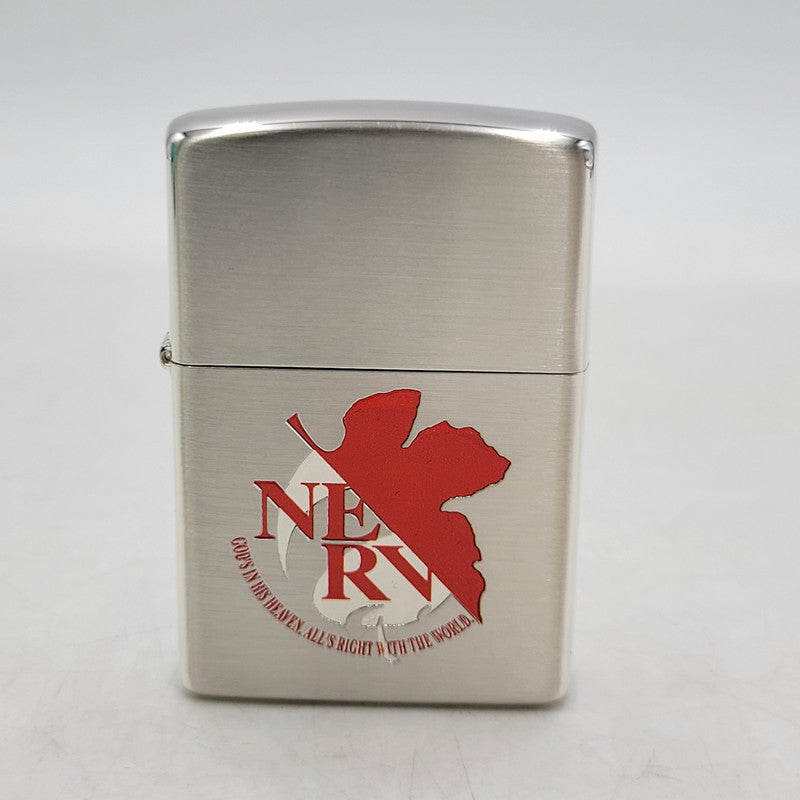 【中古品】【メンズ/レディース】 ZIPPO ジッポ EVASTORE ORIGINAL NERV OIL LIGHTER エヴァストア オリジナル オイルライター リバイバル版 喫煙具 206-250921-as-03-izu カラー：シルバー 万代Net店