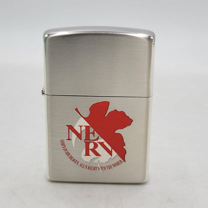 【中古品】【メンズ/レディース】 ZIPPO ジッポ EVASTORE ORIGINAL NERV OIL LIGHTER エヴァストア オリジナル オイルライター リバイバル版 喫煙具 206-250921-as-03-izu カラー：シルバー 万代Net店