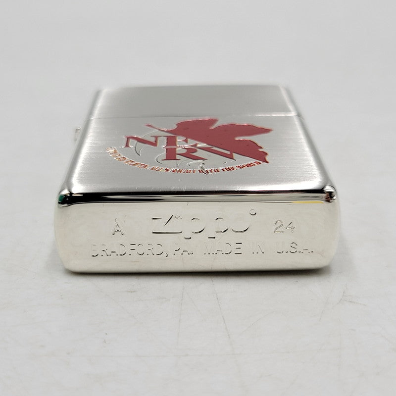 【中古品】【メンズ/レディース】 ZIPPO ジッポ EVASTORE ORIGINAL NERV OIL LIGHTER エヴァストア オリジナル オイルライター リバイバル版 喫煙具 206-250921-as-03-izu カラー：シルバー 万代Net店